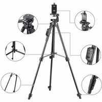 Deetin TTX6218 Professional Heavy Duty Tripod Video Camera Camcorder Vlogging Tripod Aluminum Alloy Tripod for cctv camera Nikon