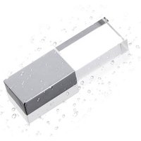 High Quality popular Customized 3D Logo Engraved Silver Crystal USB 2.0 3.0 Flash USB memory sticks Pendrive 32 GB 64GB