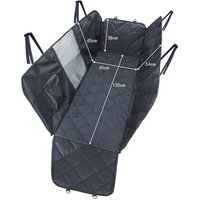 Waterproof Hammock Pet Dog Car Seat Cover with Mesh Window and Pocket