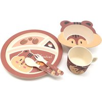 Factory Outlet Kids Feeding Dinner Set Bio Bamboo Fiber Tableware for Children
