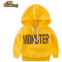 2019 ins hot sale 100% cotton long sleeve kids wholesale hoodies