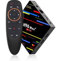 Latest H96 MAX+ atv voice control remote android tv box wholesale