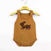 Knitted Cartoon Romper Christmas
