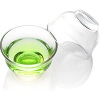 Decorative fancy heat resistant glass bowl for microwave oven