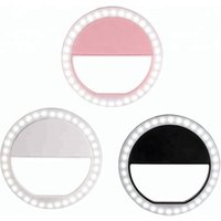 Portable Smartphone Flash LED Ring Selfie Light
