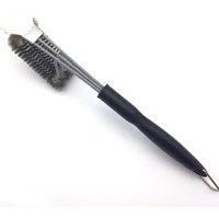 Barbecue Bbq Cleaning Bristle Free Clean Cleaner Plastic Handle Stainless Steel Wire Grill Brush And Scraper