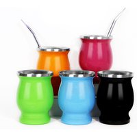 Yerba Mate Cup Bombilla Straw