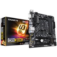 GIGABYTE AMD B450M DS3H 64GB DDR4 AM4 Socket PCI Express 3.0 Micro ATX Motherboard