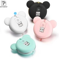 Oatsbasf High Quality Micro 2 In 1 Retractable USB Charging Cable For Iphone Samsung