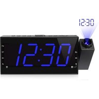 Digital Projector Radio Clock Ceiling Time Projection