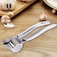 Durable Zinc Alloy & Stainless Steel Garlic Press