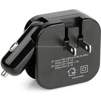 2017 new USB Wall Car Charger Combo/USB car and home charger/Dual Port USB Car Travel Charger