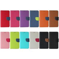 2019 Hit Color Customize PU leather Mobile Phone Case Universal Wallet Flip Smart Cell Phone Case