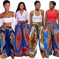 African Ethnic Style Dashiki Print Jumpsuit