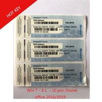 High Quality Windows 7 Professional Digital OEM Key Win Pro 7 64Bit Software Send By Email