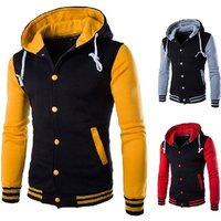 Men's Long Sleeve Hooded Sweatshirt