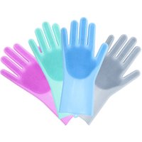 Wholesale High Quality New Products Multifunctional Kitchen Dishwashing Silicone Gloves