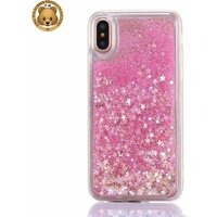 Factory mobile phone case for iphone X, Customizable TPU liquid phone case with glitter for iPhone all models 6 7 8 x xs xr plus