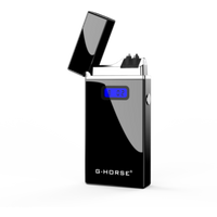 2019 Gift Dual Arc Plasma Lighter Electric USB Rechargeable Custom Logo Lighter for smoking