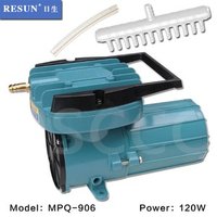 Resun MPQ-906 full set 120W/12V sea food fish pond oxygen machine air pump aquarium oxygen pump increase mute oxygenizement pump