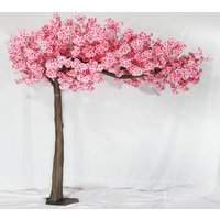 Outdoor Cherry Blossom Trees Wedding Table Centrepieces
