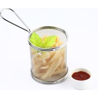 Mini Stainless Steel Deep Fry Serving Basket
