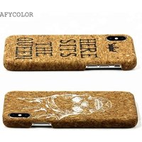 Wood Phone Case for iPhone X Cork Soft Wood Case for Samsung galaxy