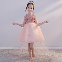 Chiffon Flower Princess Party Dress