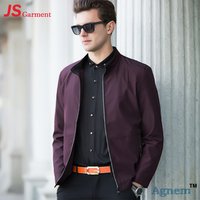 Autumn Slim Zipper Stand Up Jacket
