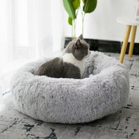 Self Warming Plush Donut Pet Bed Cats & Dogs