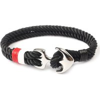 Stainless Rope anchor bracelet Vintage De Ancora Punk Rock Strap Wristband bracelet For Men Bracelet