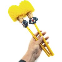 Funny Cartoon Long Handle Cleaning Toilet Brush
