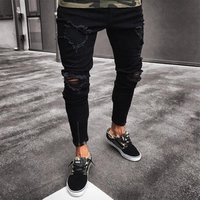 Ripped Skinny Denim Jeans