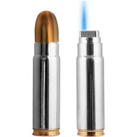 YM-085 China factory directed bullet shaped butane gas lighter jet flame gas lighter with beer bottle opener