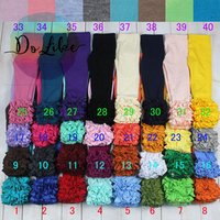 Solid Ruffle Leggings