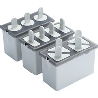 Amazon Top Seller 2019 DIY Food Grade PP Non-stick Colors Round Triangle Rectangle Shape 4 Grids Ice Cream Cake Mold With Cover