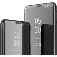 2019 Amazon Top selling luxury mirror PU leather flip stand phone cases for Samsung A10 A30 A40 A50 A70 A80 A90