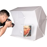 Kaliou 2019 Hot New Folding Foldable Mini Photo Studio Light Box 60cm LED Photo Box for E-commerce Photo Taking