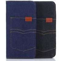 New Arrival For iPhone XS Max Jeans Style Leather Flip Phone Case with Pocket, for iPhone X XS XR XS Max Flip Case