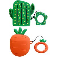 For Airpods Cases Silicone Rubber Cactus Earphone Case for Airpods 1 2