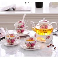 bone tea set ceramic teapots glass teapot chinese traditional porcelain cappuccino cup warmer 6 tea cups and saucers sets