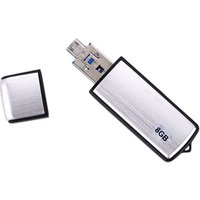 Spy Voice Recorder Mini Voice Recorder OTG with 8GB USB Flash Drive/90 Hours Recording Capacity Small Audio Dictaphone