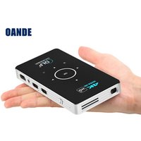 4K Mini portable dlp projector with tripod remote control