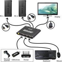 4k HDMI kvm switch 2 input 1 output 2019 new price factory product