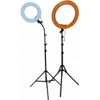 photography led circle ring light lamp 18inch yellow white portable photographic camera fill light with carry bag,bluetooth