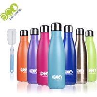 GV0003 500ML/17OZ In Stock Double Wall Stainless Steel cola shaped Vacuum Insulated bottle thermos