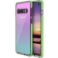 2019 Hot sale Shockproof luxury crystal transparent double color TPU phone case for samsung s10 case