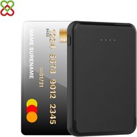 Small Size Dual USB Portable Charger 5000mAh Ultra Thin Power Bank