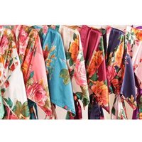 Knee Length Satin Bridesmaid Robe