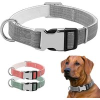 Soft Padded Adjustable Bamboo Fibre Pet Dog Collar